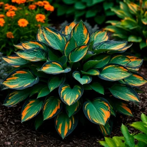 Хоста Бархатный Полог купить по цене от 560р. в интернет-магазине «Посадика» с доставкой почтой в в Сибайе и по всей России – [изображение №1].